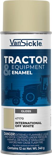 Tractor & Equipment Enamel in Gloss International Off White - 12 oz Spray