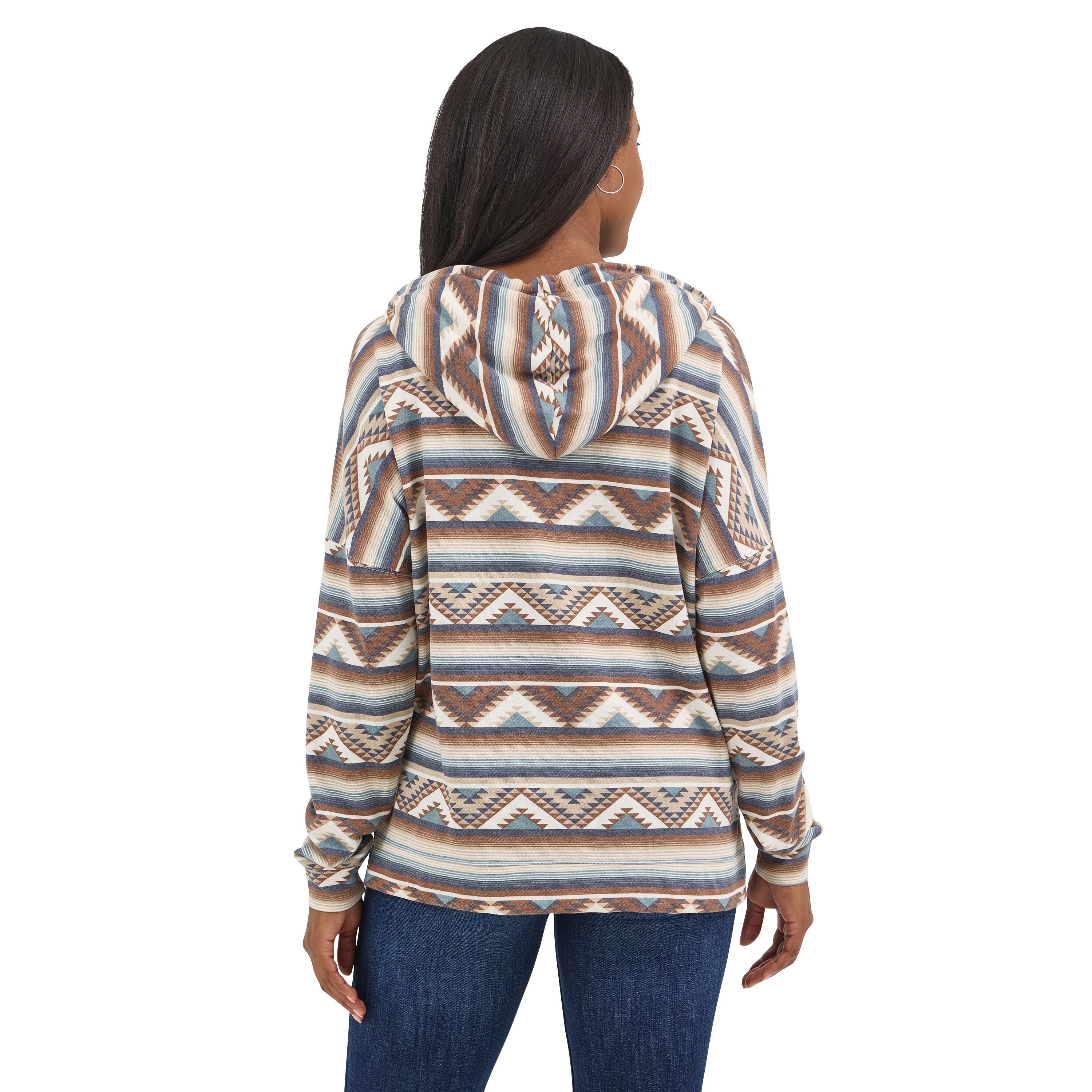 Women's Wrangler Geometric Relaxed Pullover Hoodie