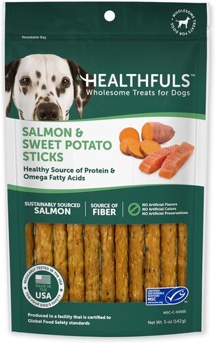 Salmon & Sweet Potato Dog Treats - 5 oz