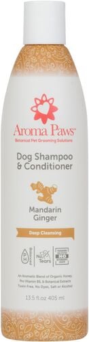 Mandarin Ginger - Deep Cleaning Dog Shampoo and Conditioner - 13.5 oz