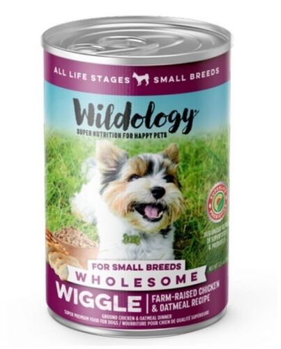 Wiggle Chicken & Oatmeal Recipe Canned Dog Food - 12.8 oz