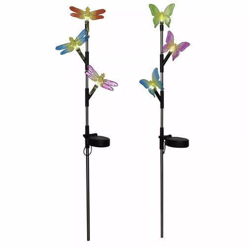 32" Triple Insect Solar LED Stake Light - Assorted