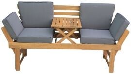 Foldable Function Bench with Side Table