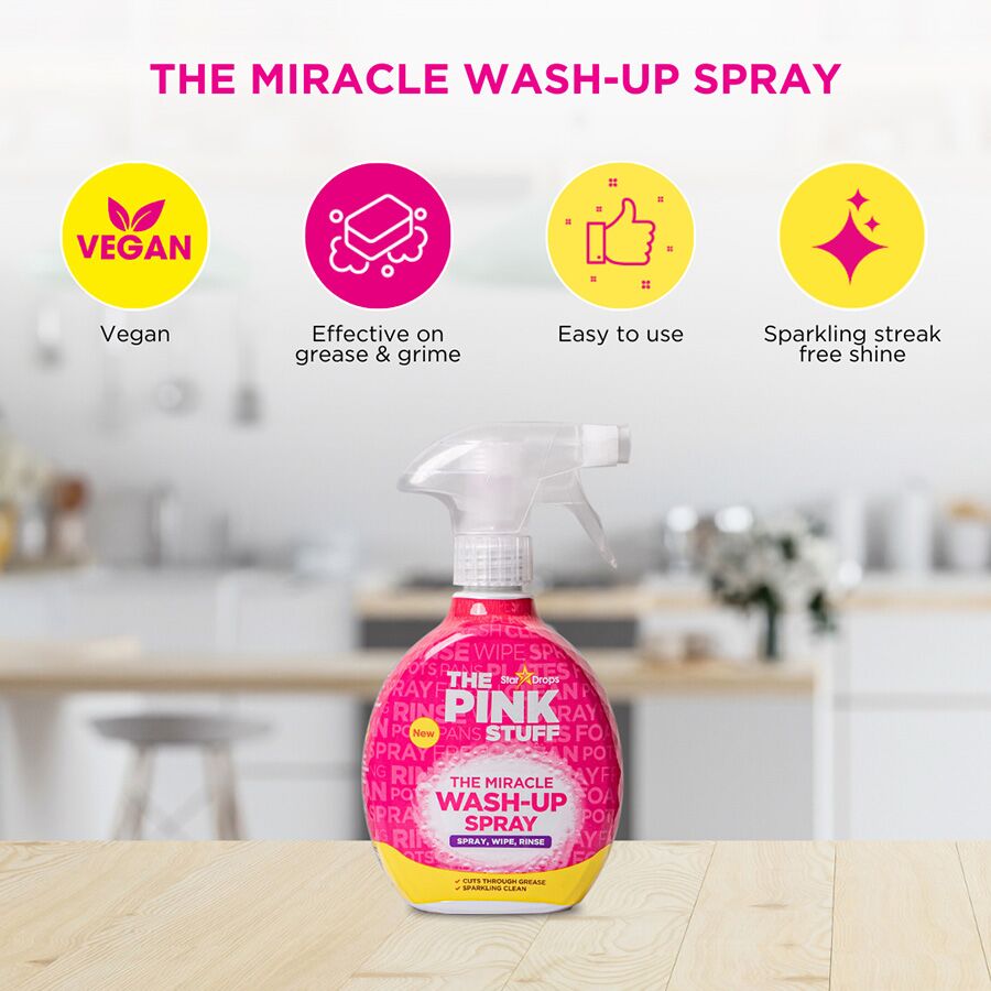 The Pink Stuff The Miracle Wash-Up Spray - 16.9 oz