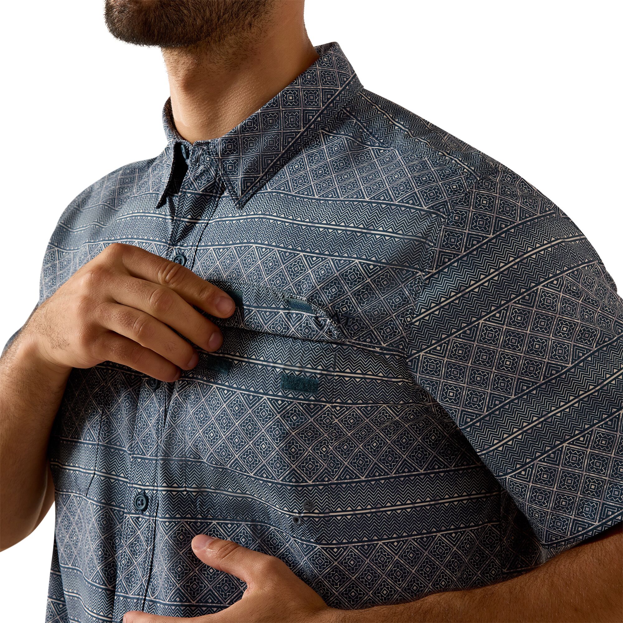 Men's Printed VentTEK Outbound Fitted Shirt