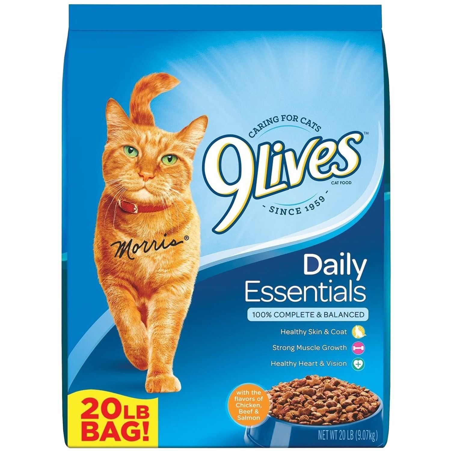 9 Lives Daily Essentials Cat Food - 20 Lb 9 Lives Daily Essentials Cat Food - 20 Lb