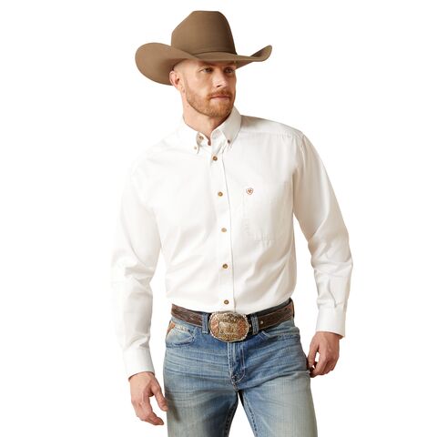 Men's Solid Twill Classic Fit Shirt