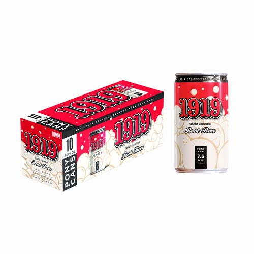 Classic American Root Beer Mini Cans - 10-Pack of 7.5 oz Cans