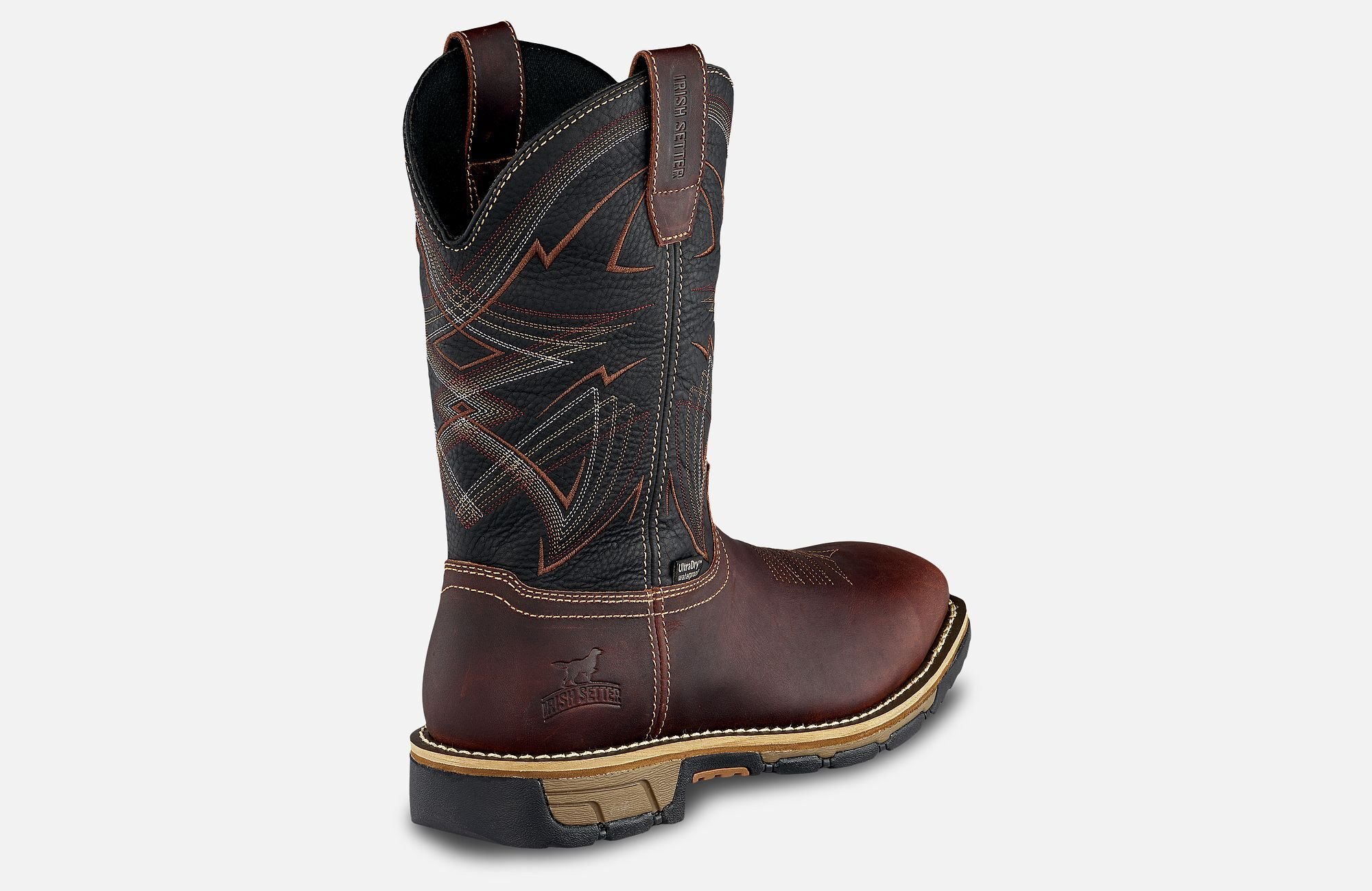 Men's 11" Marshall Waterproof Leather Safety Toe Pull-On Boots
