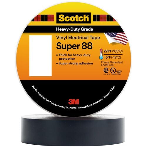 Super 88 Vinyl Electrical Tape - 3/4" x 66'