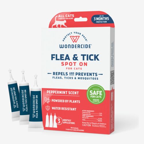 Flea & Tick Spot On Treatment for Cats with Natural Essential Oils