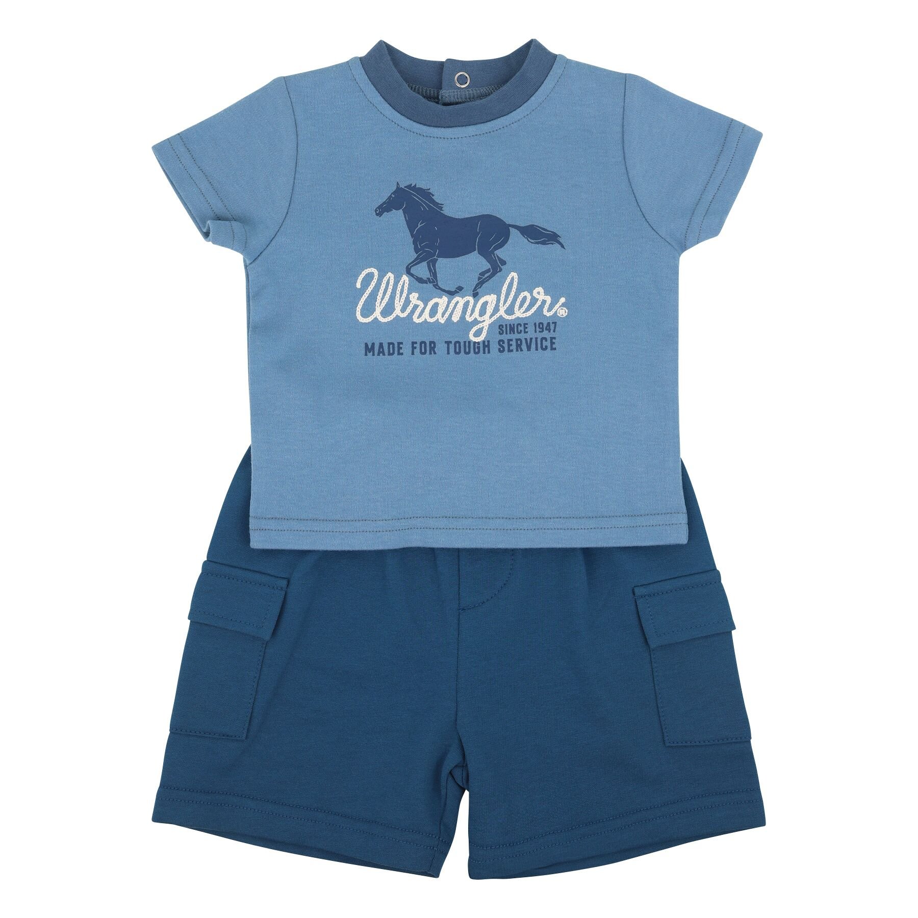 Boy's Running Horse Short Set