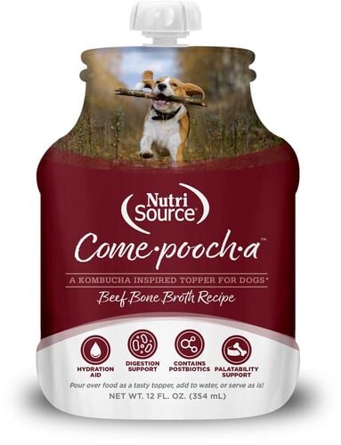 Come-pooch-a Dog Beef Broth Recipe Topper - 12 oz