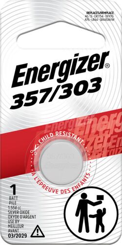 357/303 1.5V Silver Oxide Button Cell Battery - 1 Pack