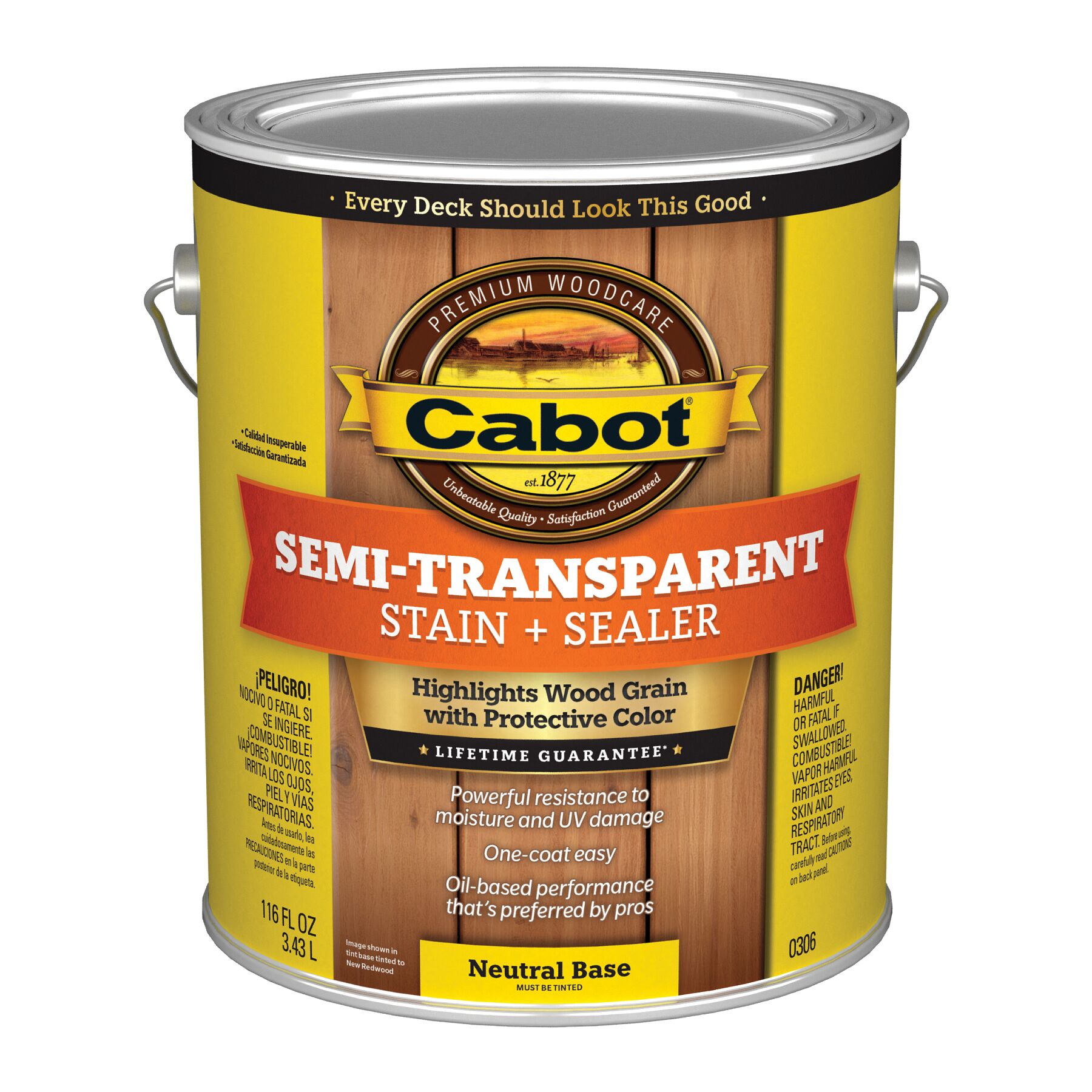 Semi-Transparent Stain + Sealer