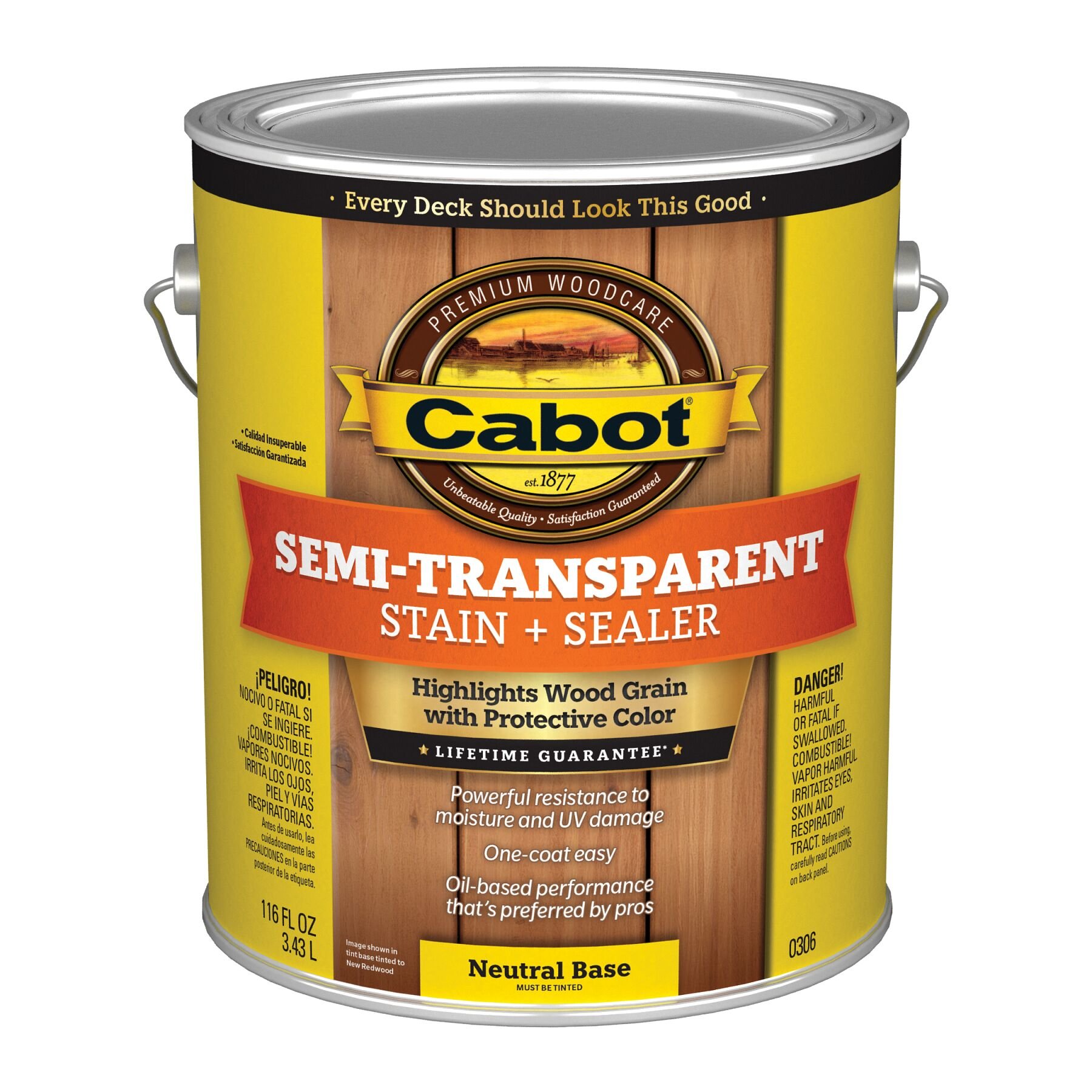 Semi-Transparent Stain + Sealer