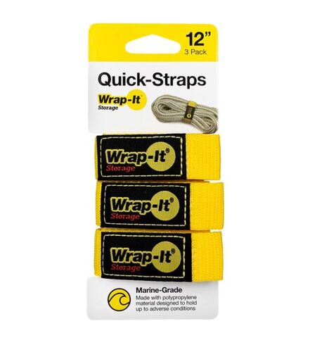 12" Storage Quick-Straps - 3-Pack