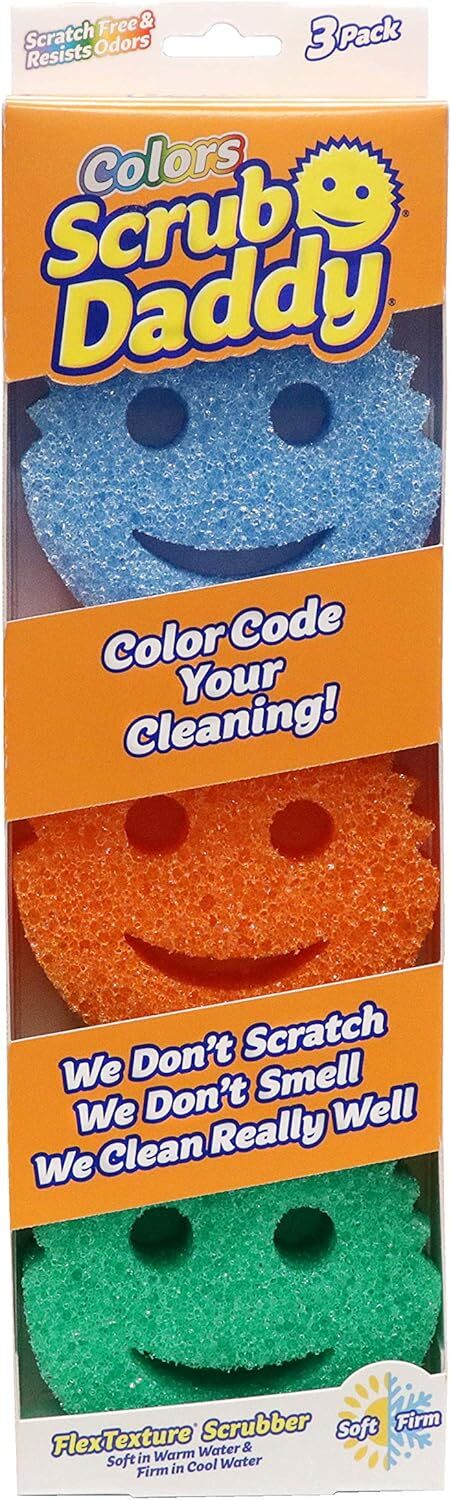 Scrub Daddy FlexTexture Scrubber 3-Pack