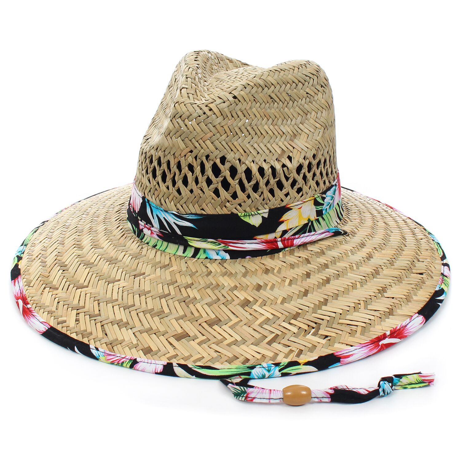Natural sea grass straw hat Stevie Seagrass Straw Fedora - Natural/Tan main image 2