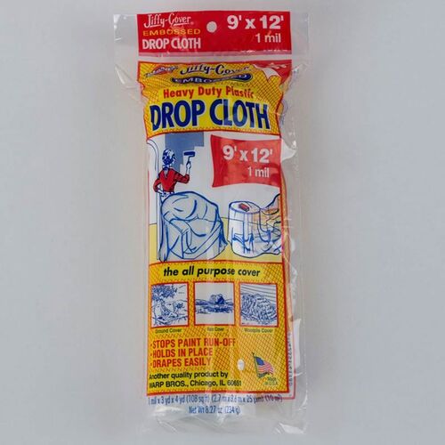Embossed Plastic Cover DropCloth