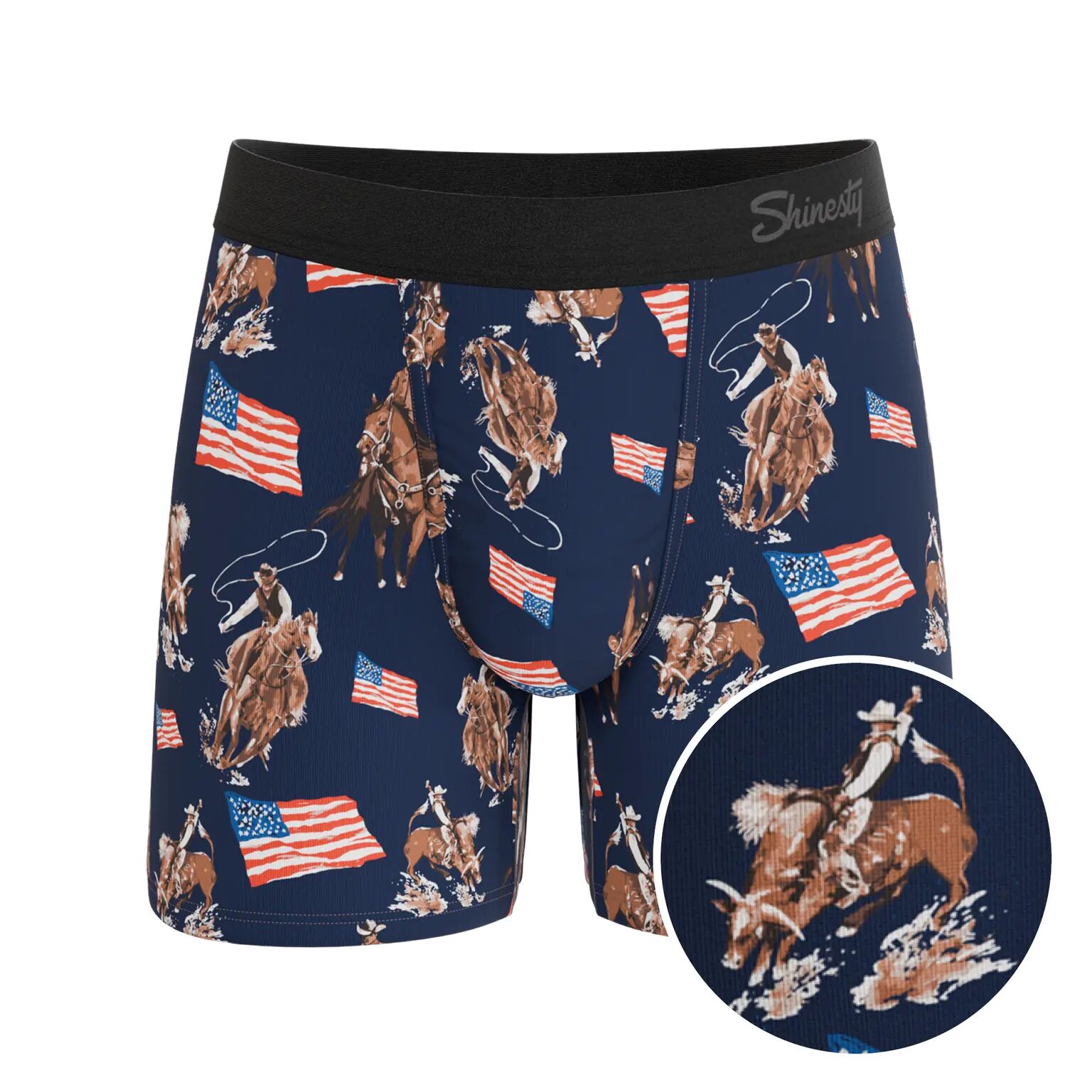 Men's The Bootstraps & Chaps Ball Hammock Pouch Blue Underwear
