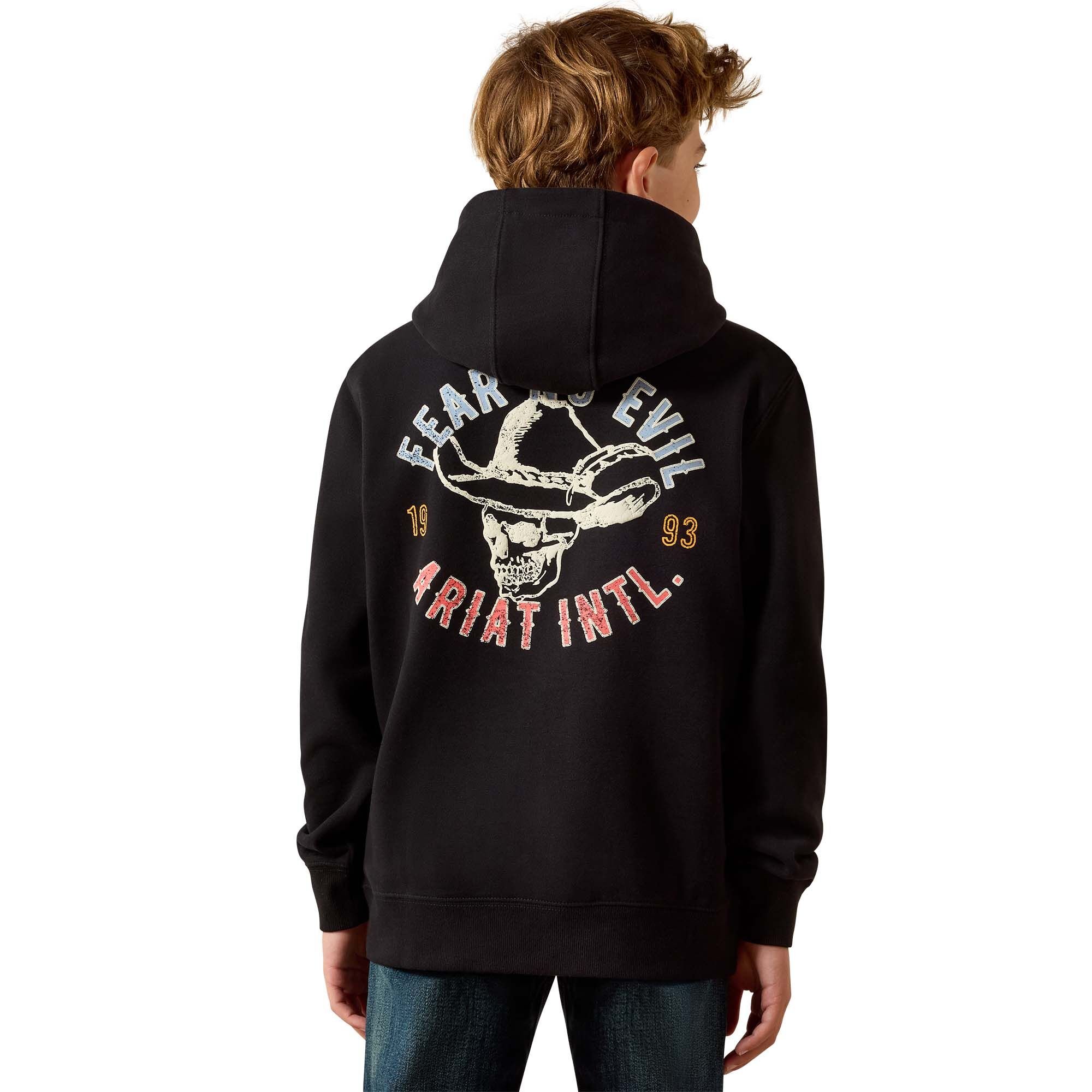 Boy's Stitched Skull Hoodie
