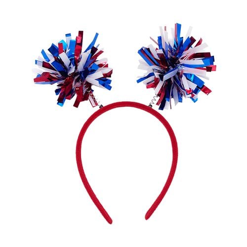 Americana Pom-Pom Headband