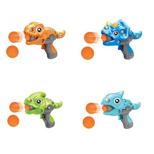 Dino Dart Blaster with 6 Ammo Balls Toy - Assorted