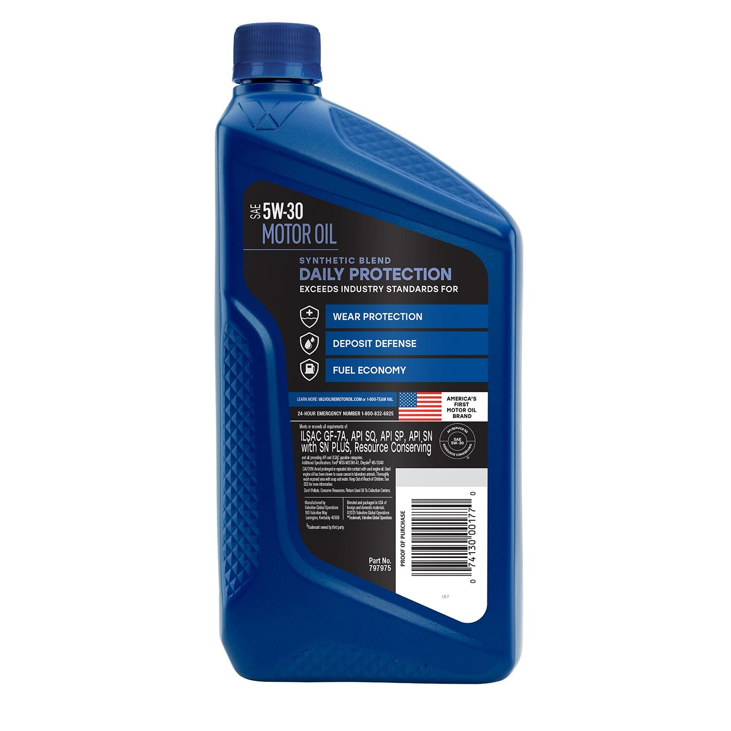 5W-30 Daily Protection Synthetic Blend Motor Oil