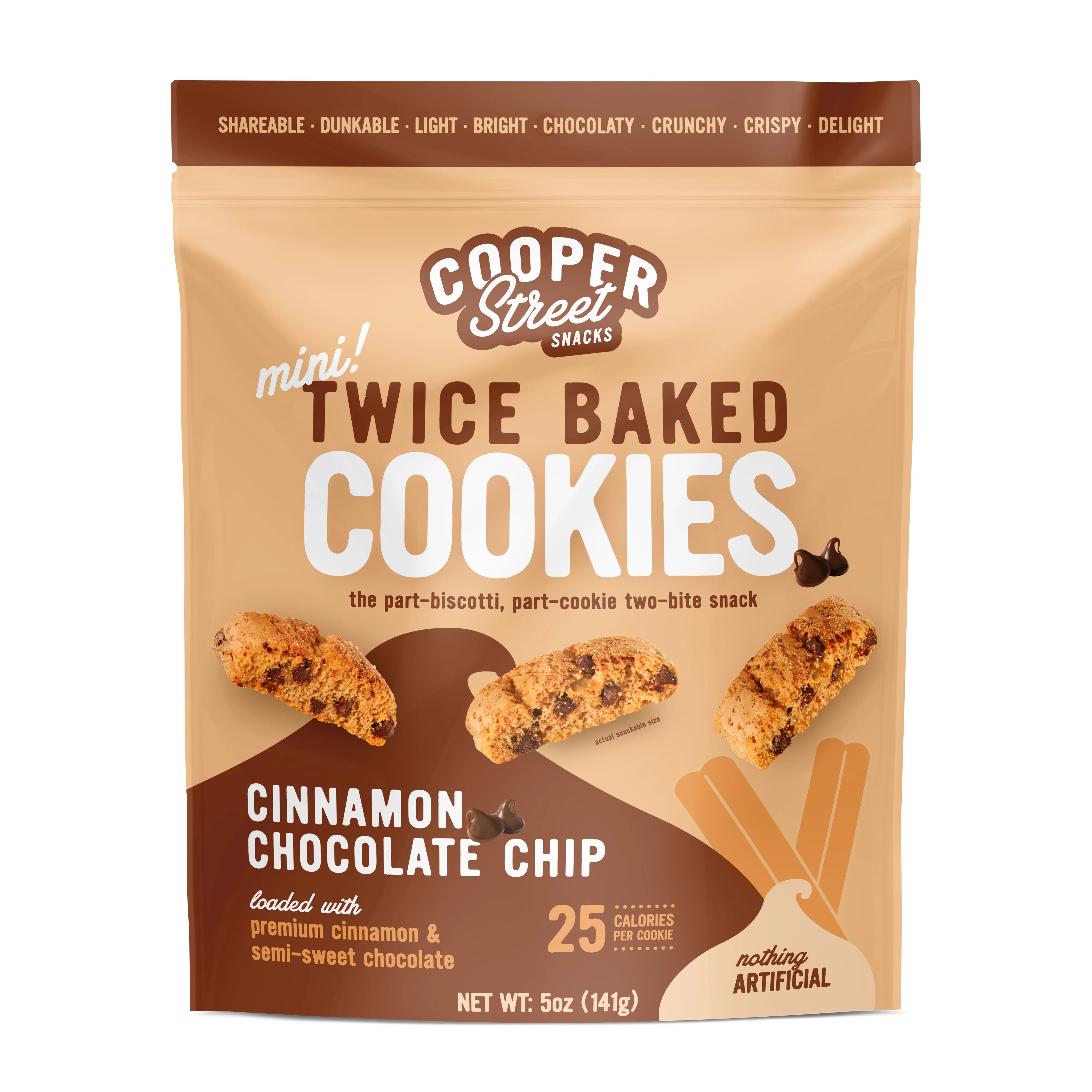 Cooper Street Snacks Mini Twice Baked Cinnamon Chocolate Chip