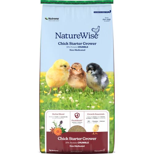 Chick Starter Grower 18% Crumbles - 40 Lb