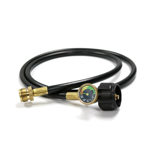 8" Universal Propane Hose & Gauge Assembly