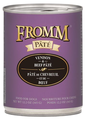 Venison & Beef Pate Dog Food - 12.2 oz