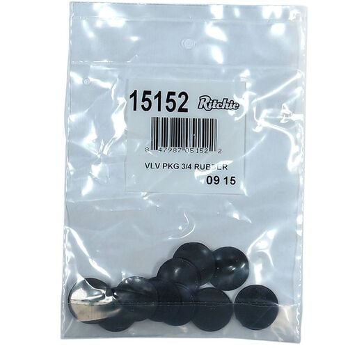 3/4" Valve Rubbers - 10-Pack