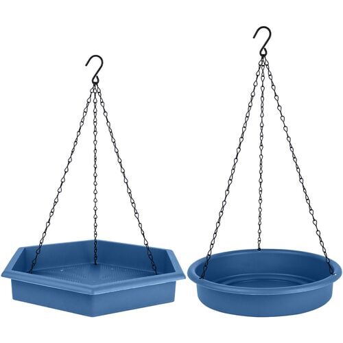 EcoCycle Combo Cafe 2-in-1 Recycled Plastic Bird Feeder and Bird Bath