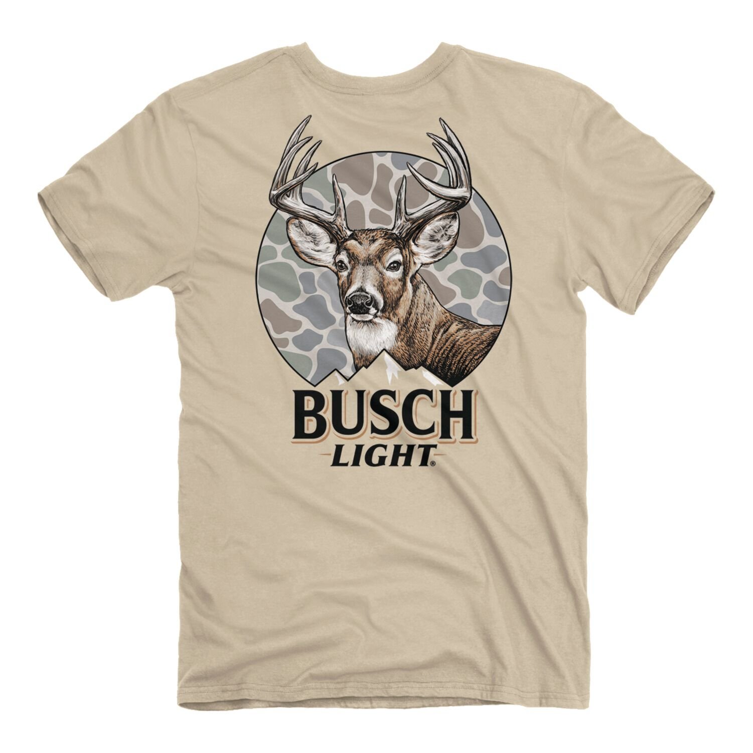Men's Busch Light Big Buck Short Sleeve Graphic T-Shirt