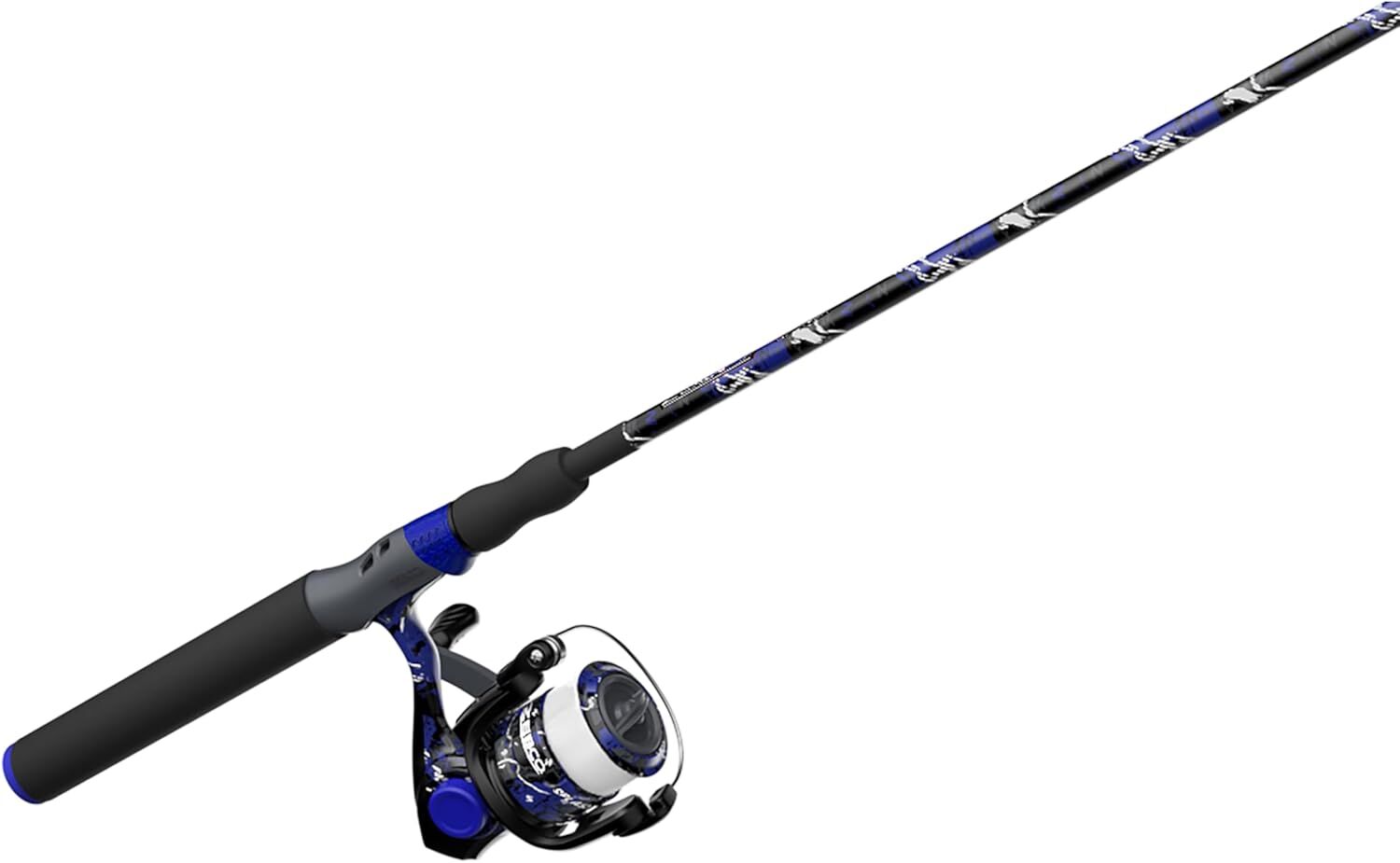レア　zebco 4043 6' HEAVY ACTION ロッド　竿　USA製 Zebco 6' Splash Spin Combo in Blue