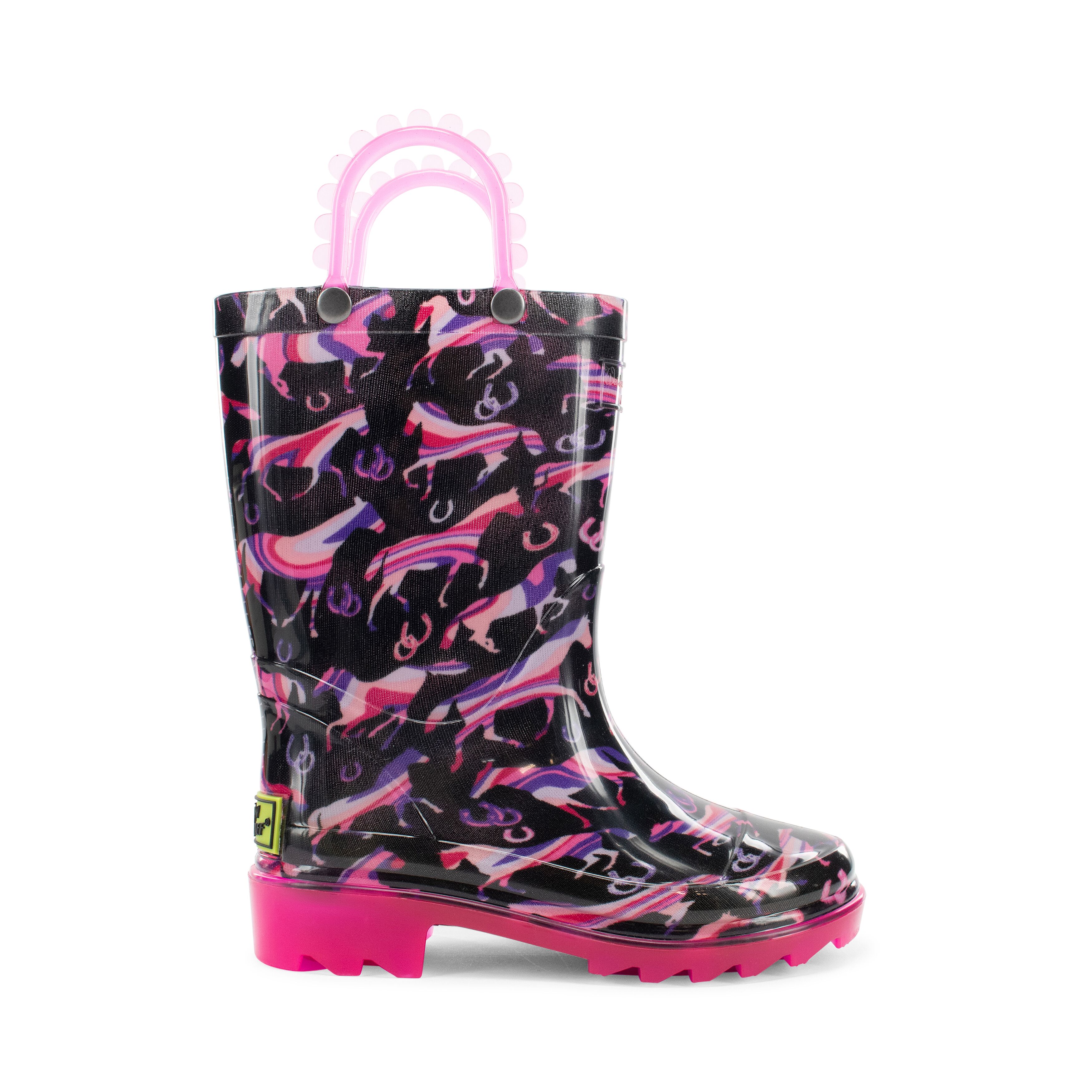 Kids' Pastel Pastures Lighted Rain Boots
