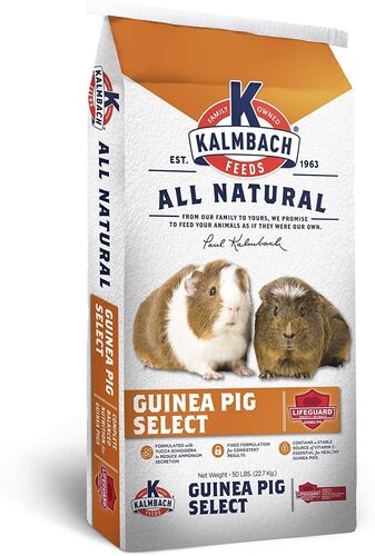 22% Guinea Pig Select Pelleted Food - 50 Lb