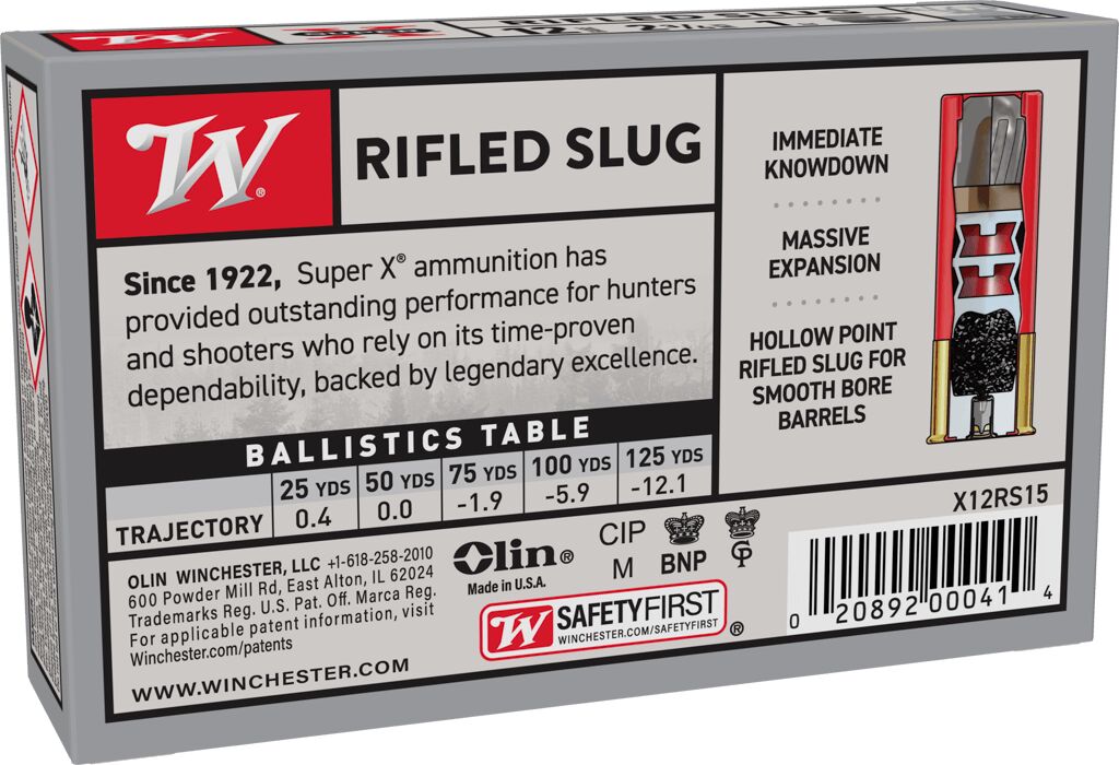 Winchester Super-X 12 Gauge 1 oz 2-3/4