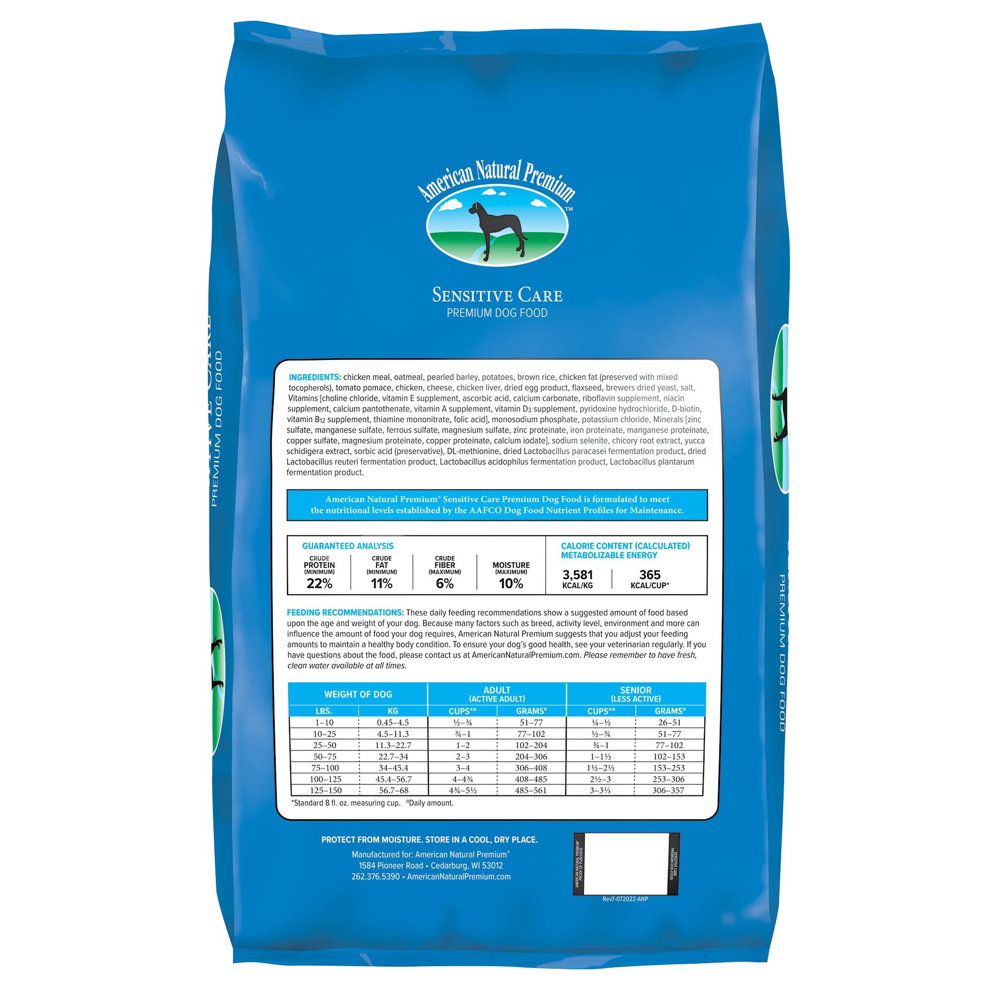 Sensitive Care Premium Dog Food