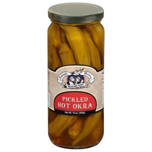 Pickled Hot Okra