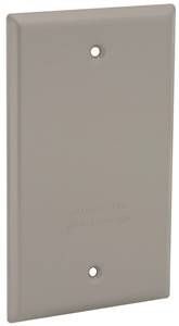 Blank Weatherproof Device Cover Gray