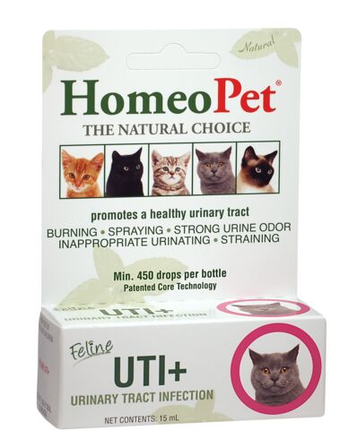 HomeoPet UTI Plus Urinary Tract Infection Treatment for Cats 15ml