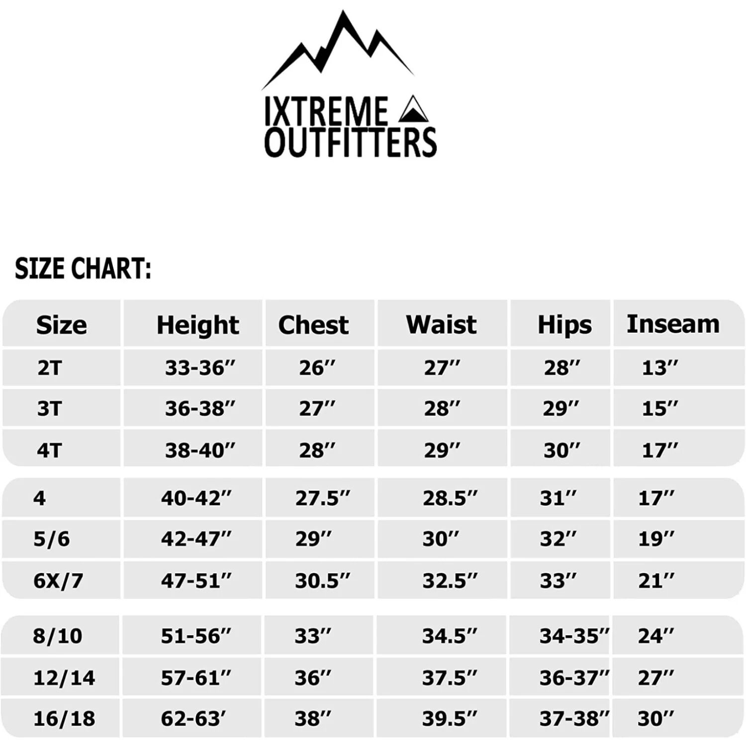 Kids Unisex Snow Pants