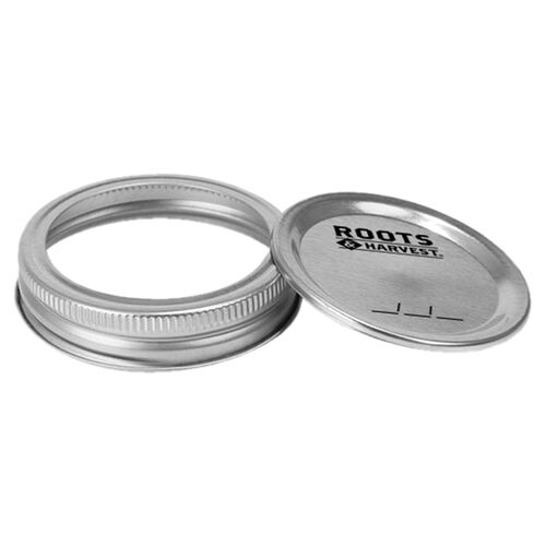 Regular Mouth Jar Lids and Bands - Set of 12