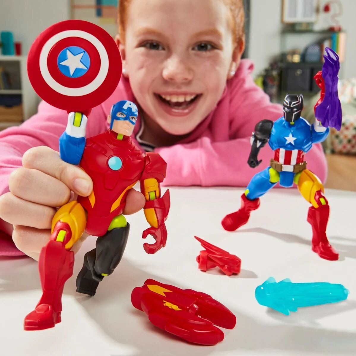 SMASH marvel 3個セット Hasbro MixMashers Marvel Avengers - Assorted