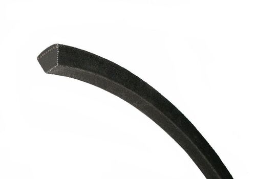 A54 Black Rubber V-Belt - 1/2" x 56"