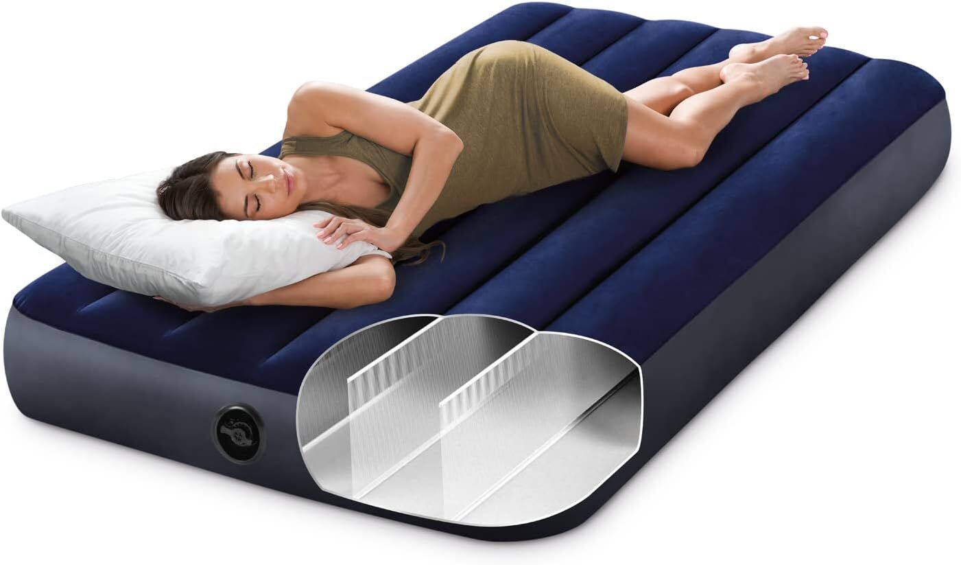 Intex Air Mattress with Electric/Hand Pump – Dasheki Home: Home and Garden, image size:1401x823