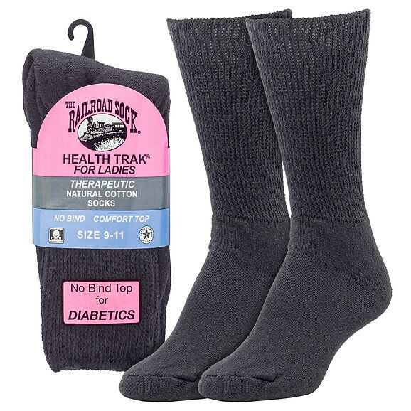 Women's 2-Pack Health Trak Therapeutic Socks
